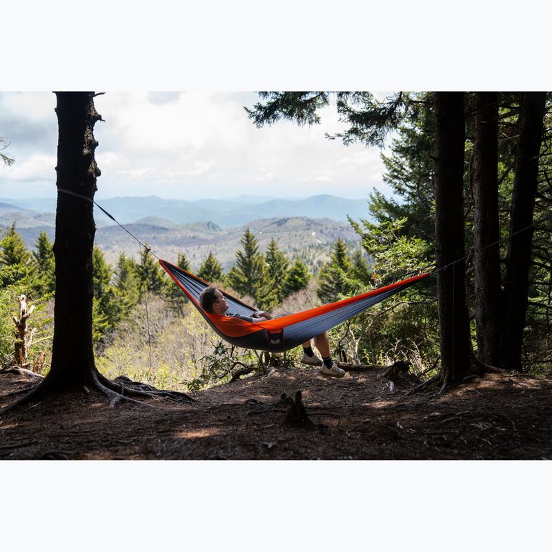 ENO SuperSub Ultralight szén/narancs túra függőágy 8