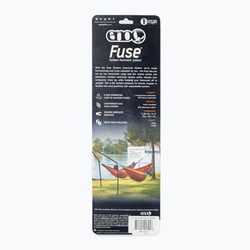 ENO Fuse Tandem függőágy rendszer függőágy csatlakozó salte 2