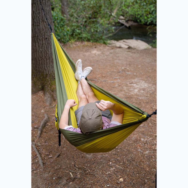 Függőágy ENO Single Nest melon/olive 3
