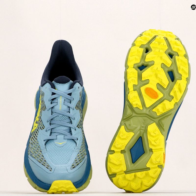 HOKA férfi futócipő Mafate Speed 4 kék/sárga 1129930-SBDCT 12