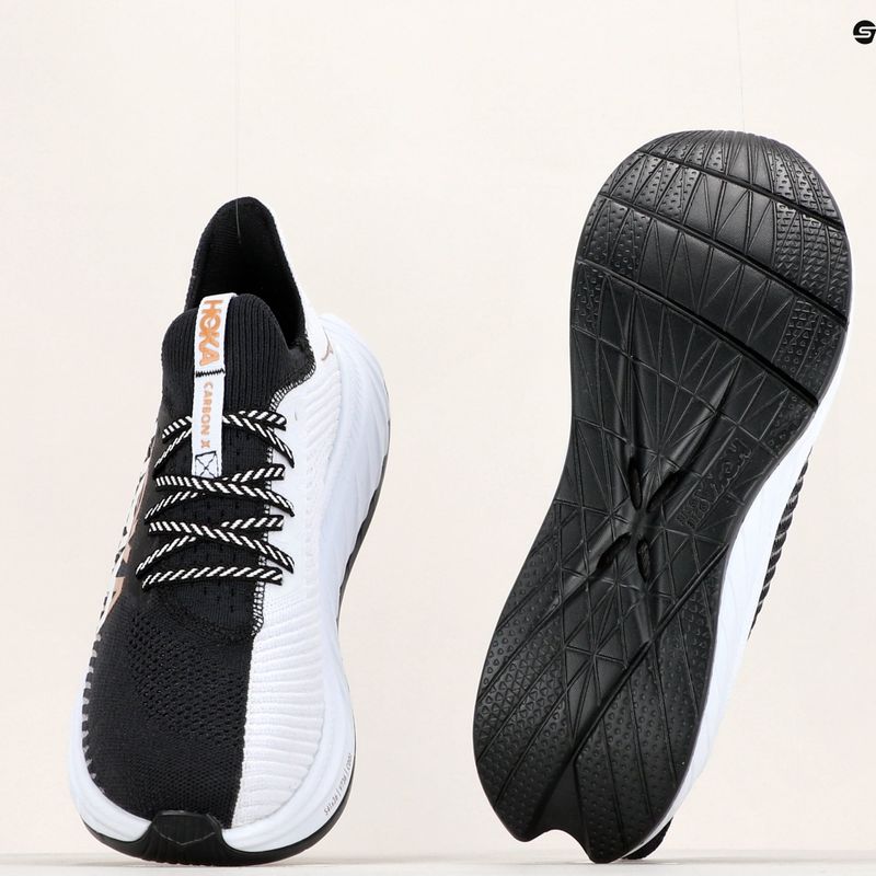 HOKA férfi futócipő Carbon X 3 fekete és fehér 1123192-BWHT 14