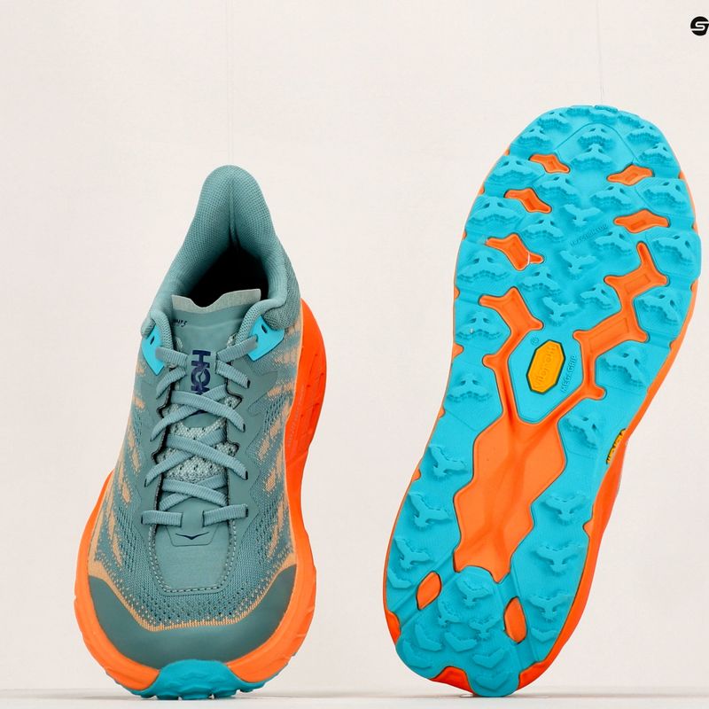 HOKA Speedgoat 5 férfi futócipő zöld-narancs 1123157-TMOR 12