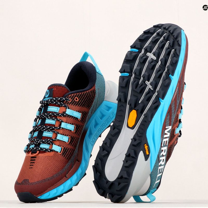 Merrell Agility Peak 4 női futócipő bordó-kék J067546 19