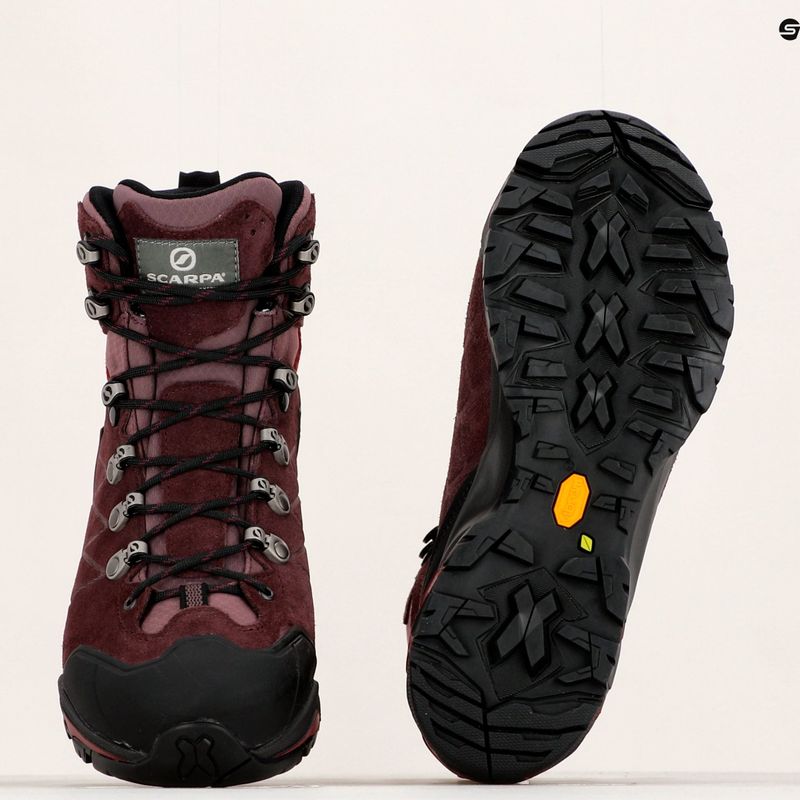 Scarpa ZG Trek GTX bordó női túracipő 67075 18