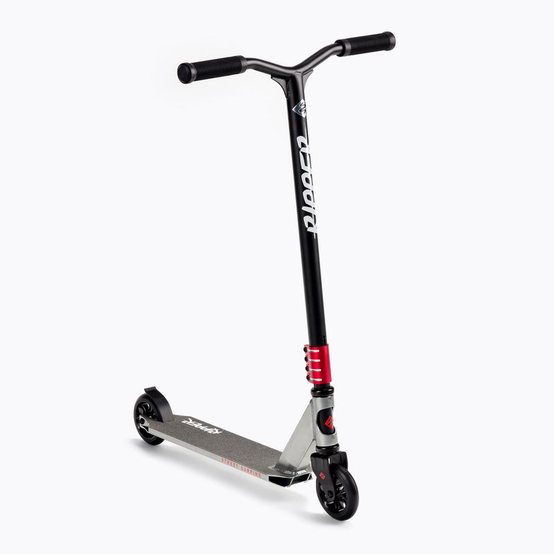 Street Surfing Stunt Scooter Scooter Ripper piros-ezüst