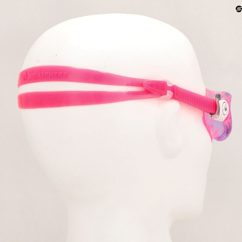 Aquasphere Vista gyermek úszómaszk rózsaszín/fehér/kék MS5630209LB 10