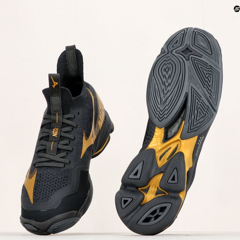 Férfi röplabda cipő Mizuno Wave Lightning Neo2 fekete V1GA220241 14