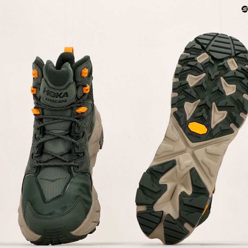 Férfi túrabakancsok HOKA Anacapa Mid GTX zöld 1122018-TRYL 21