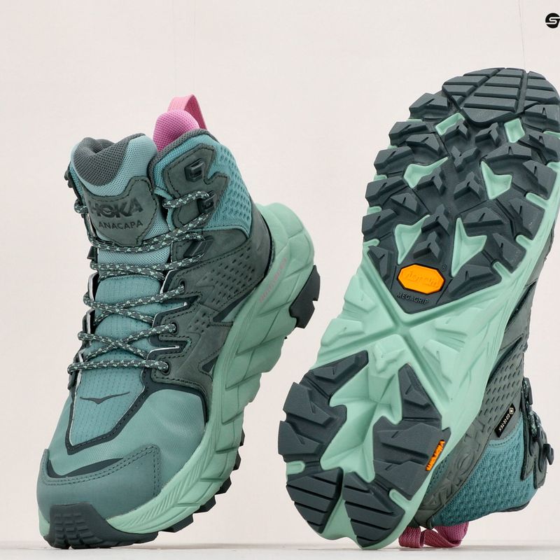 Női túrabakancs HOKA Anacapa Mid GTX zöld 1119372-TMGR 14