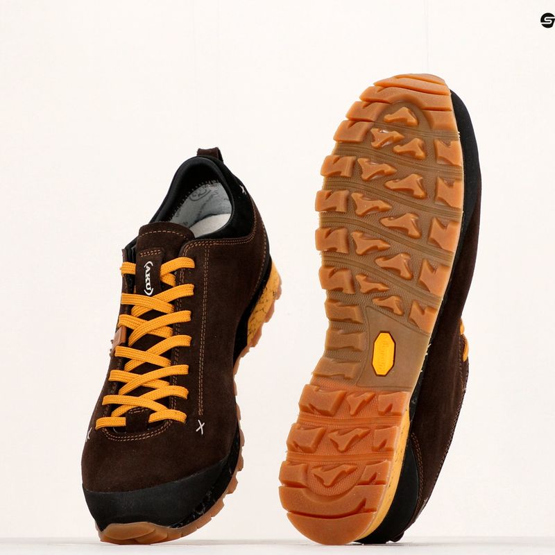 AKU Bellamont III Suede GTX barna-sárga férfi túracipő 504.3-222-7 13