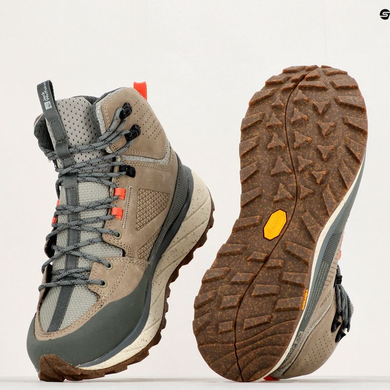 Jack Wolfskin női túrabakancs Terraquest Texapore Mid zöld 4056391_5150_040 12