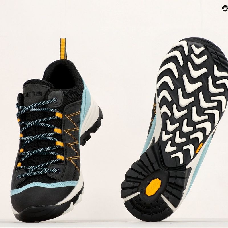 Női túrabakancsok Alpina Glacia opal blue/black 12