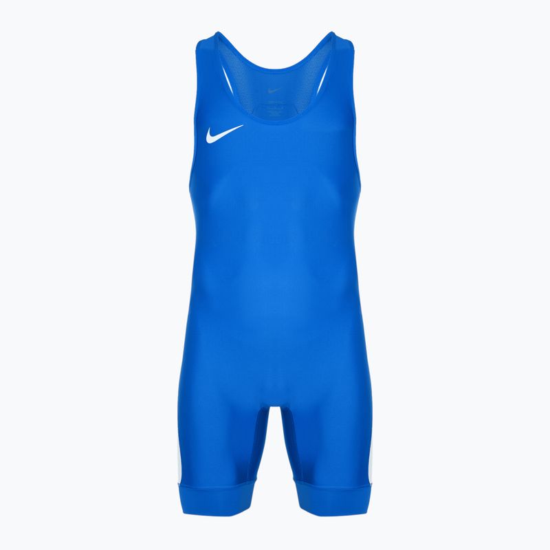 Férfi Nike Grappler Elite Singlet ruha királyfehér/fehér