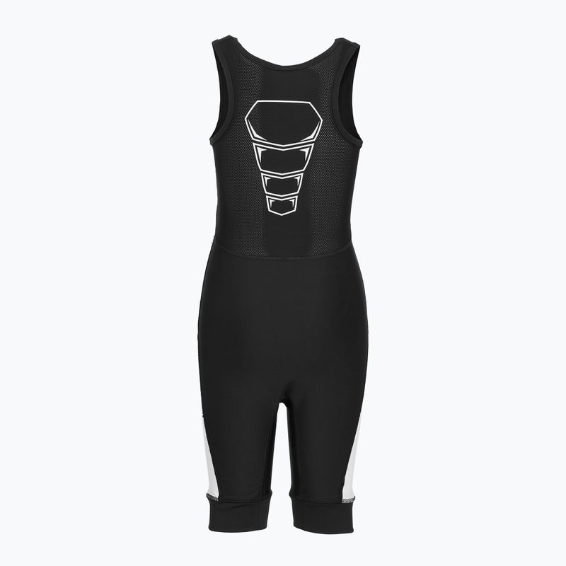 Gyerek birkózó singlet Nike Grappler Elite Singlet Youth black/white 2
