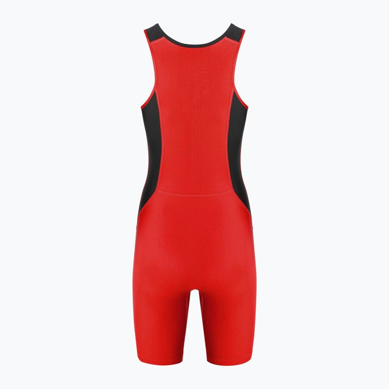 Női birkózómez Nike Weightlifting Singlet scarlet/black 2