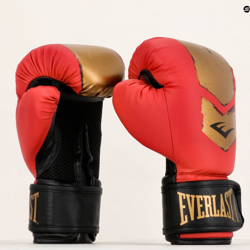 Everlast Prospect 2 piros/arany gyermek bokszkesztyűk EV4602 RED/GLD 9