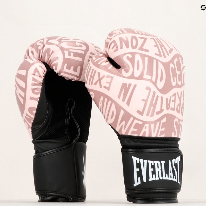 Everlast Spark rózsaszín/arany női bokszkesztyűk EV2150 PNK/GLD 9