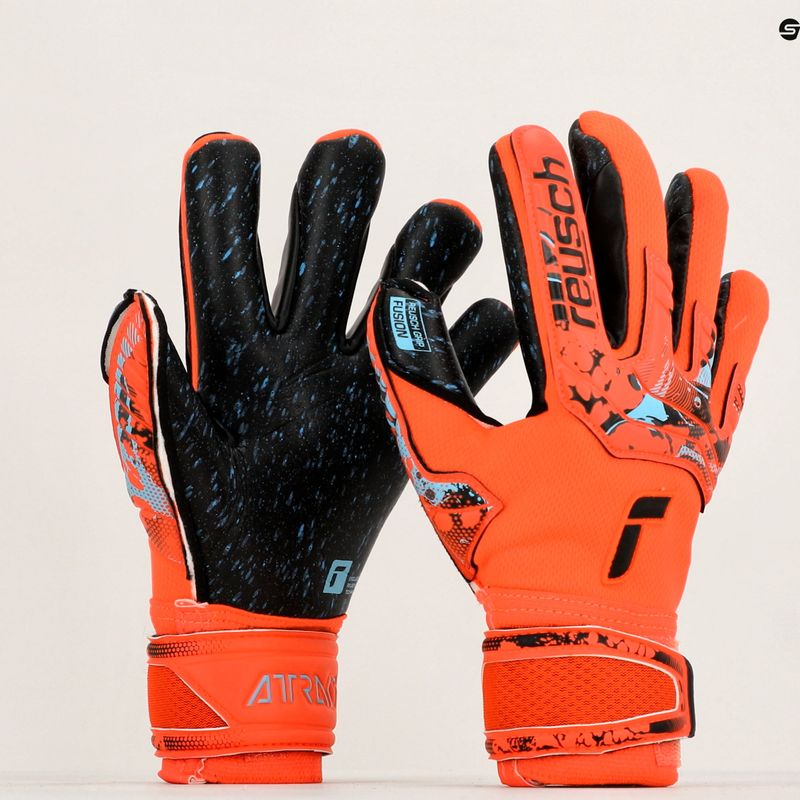 Reusch Attrakt Fusion Finger Support Guardian Junior gyermek kapuskesztyű piros 5372940-3333 8