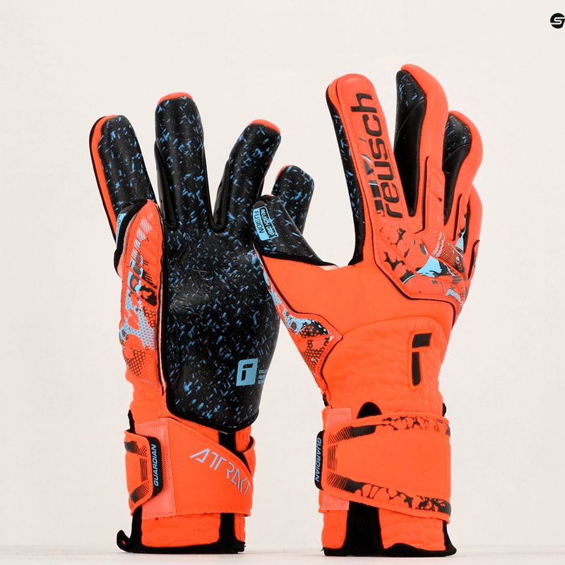 Reusch Attrakt Fusion Guardian AdaptiveFlex kapus kesztyű piros 5370985-3333 9