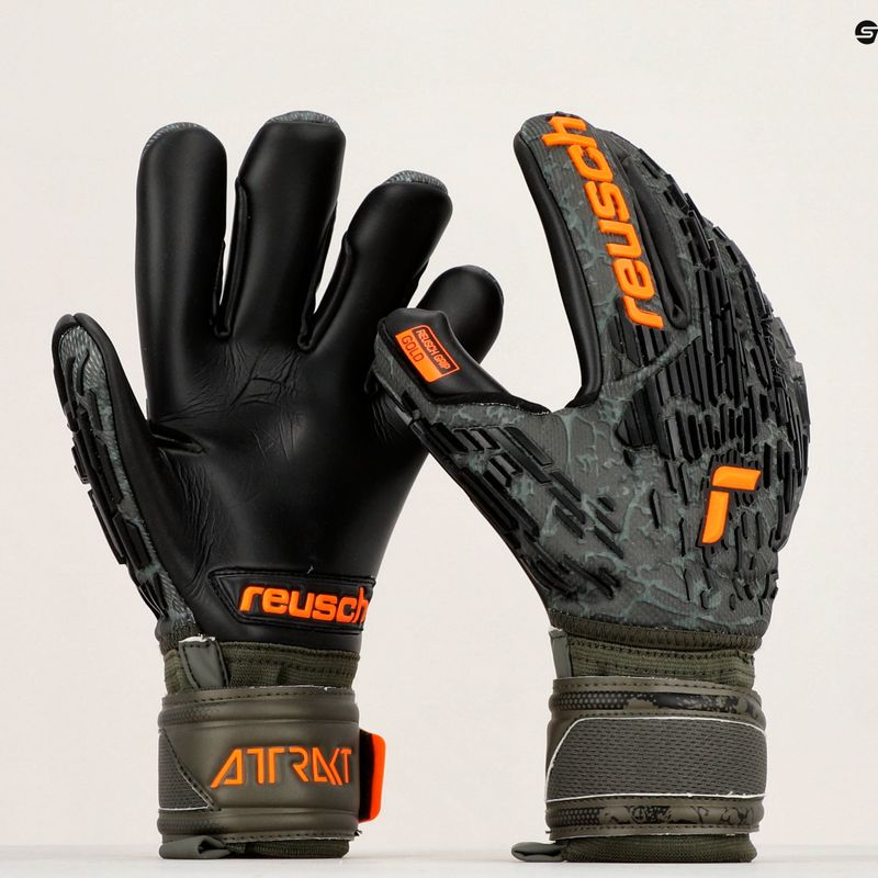 Reusch Attrakt Freegel Gold Finger Support kapus kesztyű fekete 5370030-5555 14