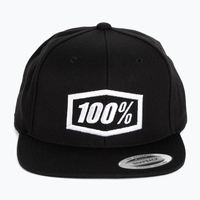 Férfi 100% Essential Snapback sapka fekete 20015-001-01 4