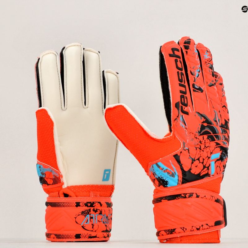 Reusch Attrakt Solid Junior gyermek kapuskesztyű piros 5372515-3334 9