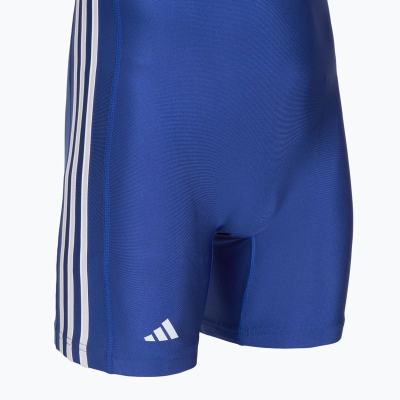 Férfi egyrészes adidas 3 Stripe Singlet royal/white 3