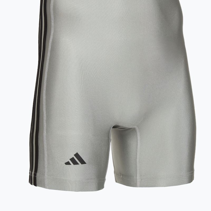 Férfi kezeslábas adidas 3 Stripe Singlet grey/black 3