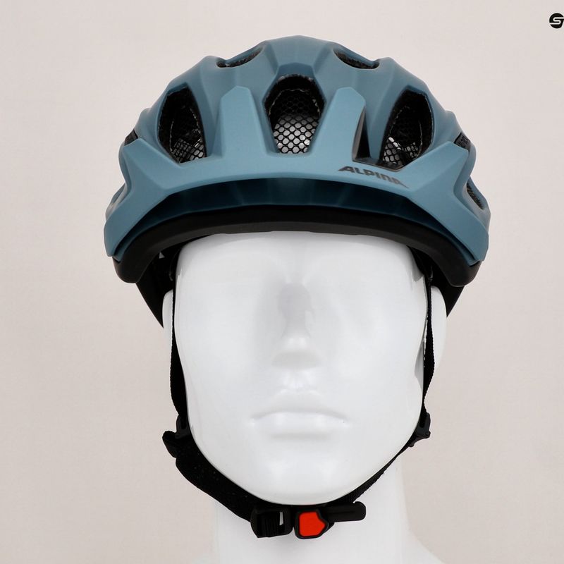 Kerékpáros sisak Alpina Carapax 2.0 dirt blue matt 9
