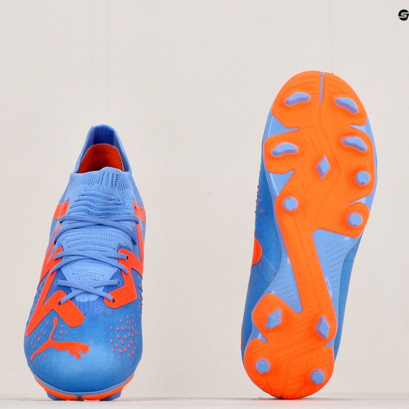 PUMA Future Match FG/AG JR gyermek focicipő kék/narancs 107195 01 16