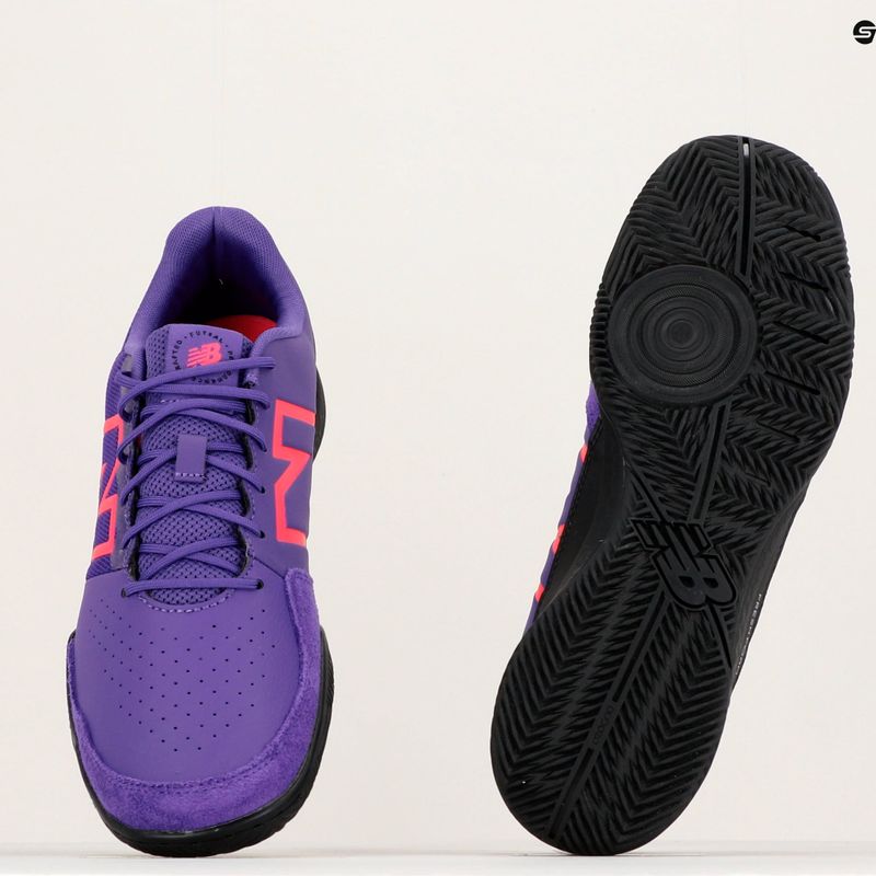 New Balance férfi futballcipő Audazo V6 Command IN lila-fekete SA2IPH6.D.075 18