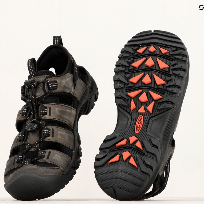 Keen Targhee III férfi trekking szandál szürke 1022428 10
