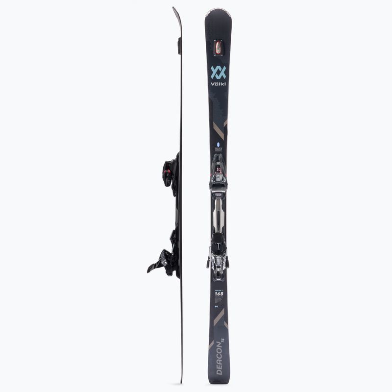 Lejtő síléc Völkl Deacon 74 fekete +rMotion2 12 GW 120161/6877T1.VB 2