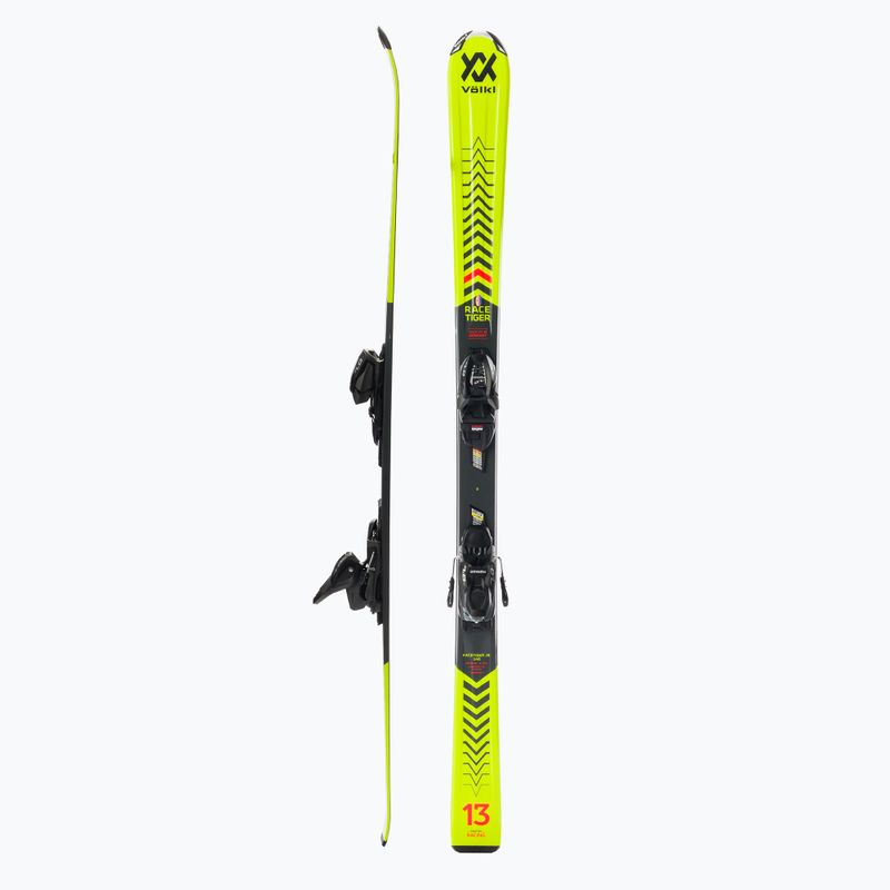 Gyermek lesiklás Völkl RACETIGER Junior sárga +7.0 VMotion Jr. R 120465/6262T1.VA 2