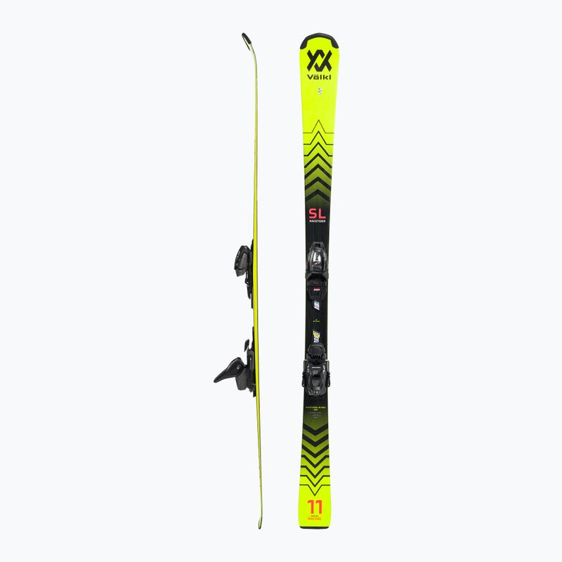 Gyermek lesiklás Völkl Racetiger JR Pro+7.0 VMotion JR sárga/fekete 122467/6262T1.VA 2
