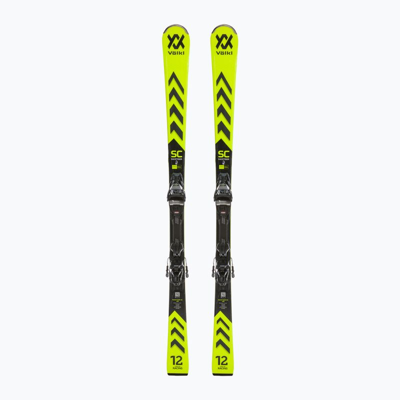 Völkl Racetiger SC Yellow + vMotion 10 GW sárga/fekete lesiklás sílécek