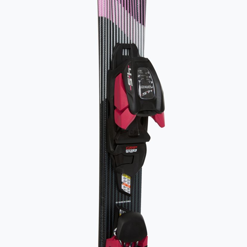 Gyerek síléc Völkl Shine Jr + kötések 4.5 VMotion Jr Lady 100-120 cm black/pink 4