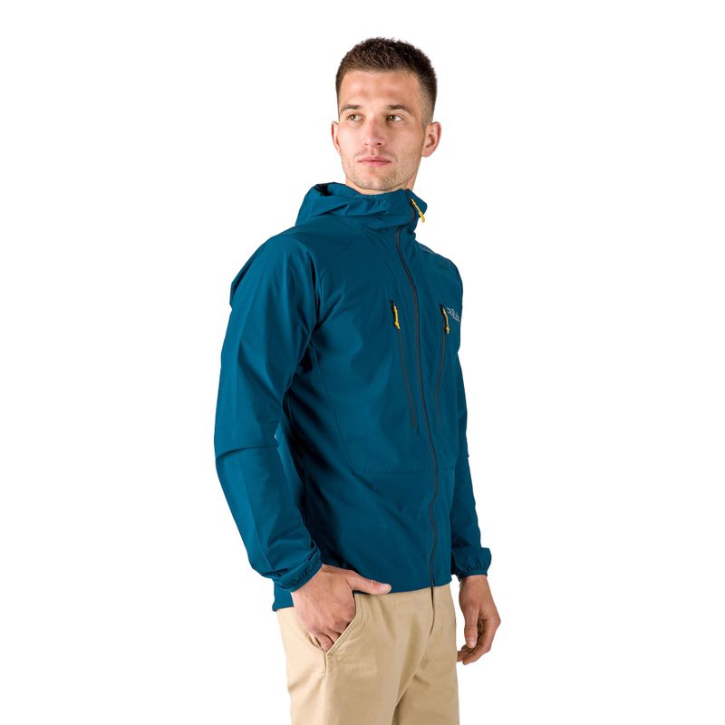 Férfi Rab Borealis softshell dzseki kék QWS-35-IK-L