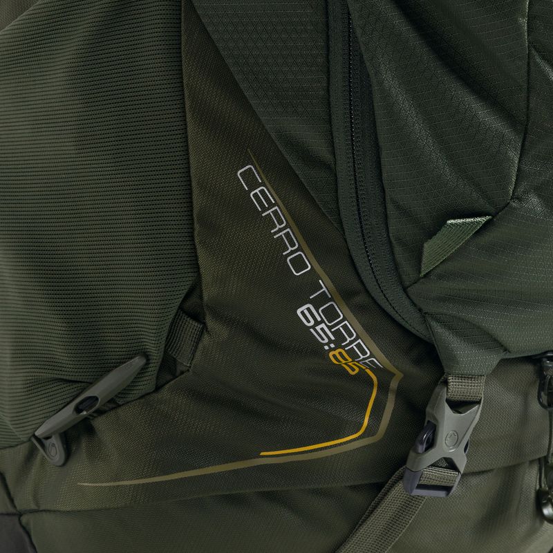 Férfi trekking hátizsák Lowe Alpine Cerro Torre 65 + 20 l zöld FBQ-01-DO-65 5