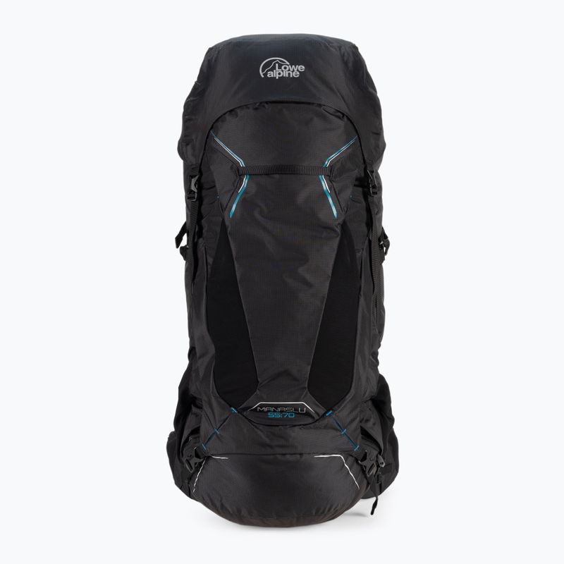 Lowe Alpine Manaslu 55:70 55+15 l férfi trekking hátizsák fekete FBQ-04-BL-55