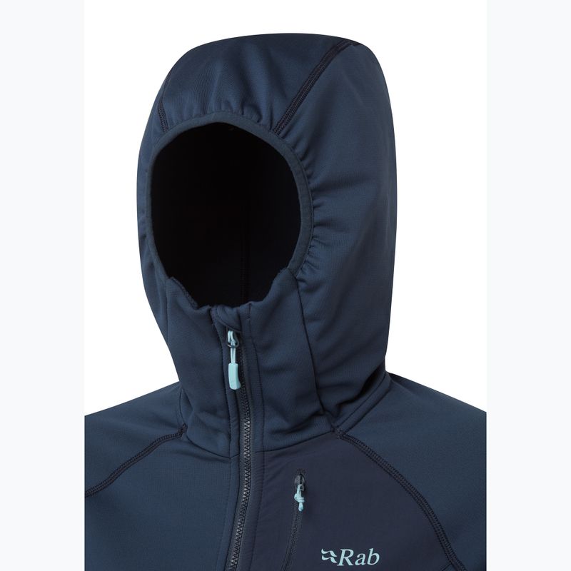 Női trekking pulóver Rab Superflux Hoody deep ink 3