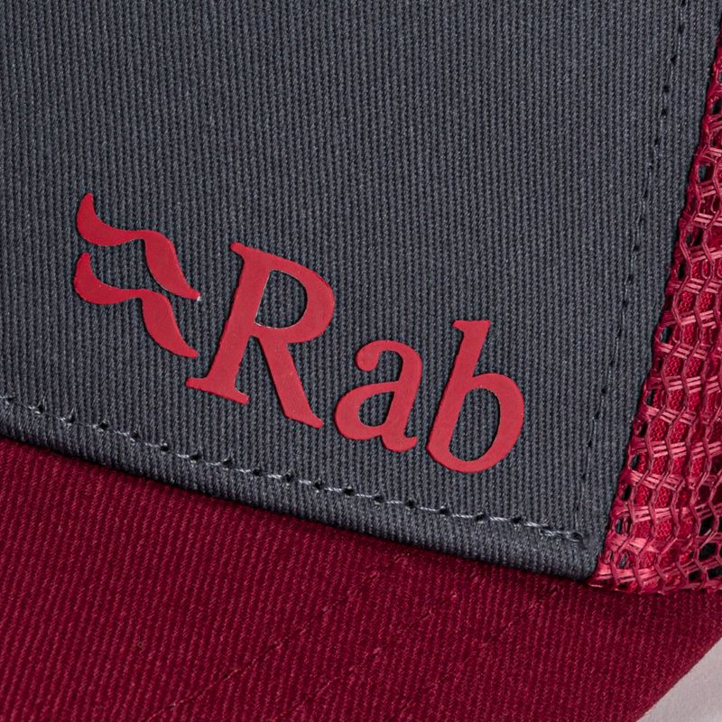 Rab Trucker logós baseball sapka piros-szürke QAB-06 5