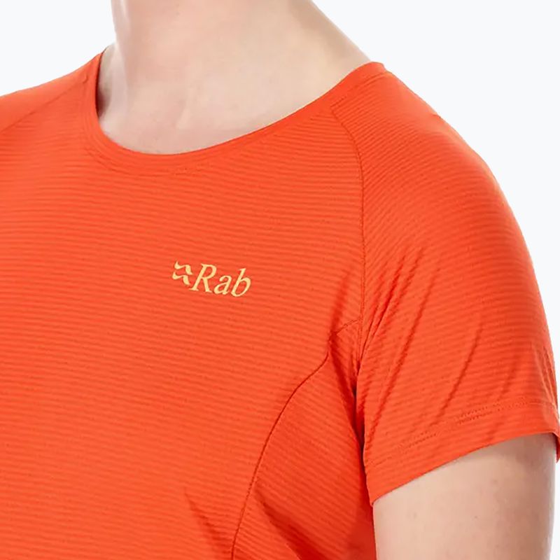 Női trekking póló Rab Sonic narancssárga QBL-02 3