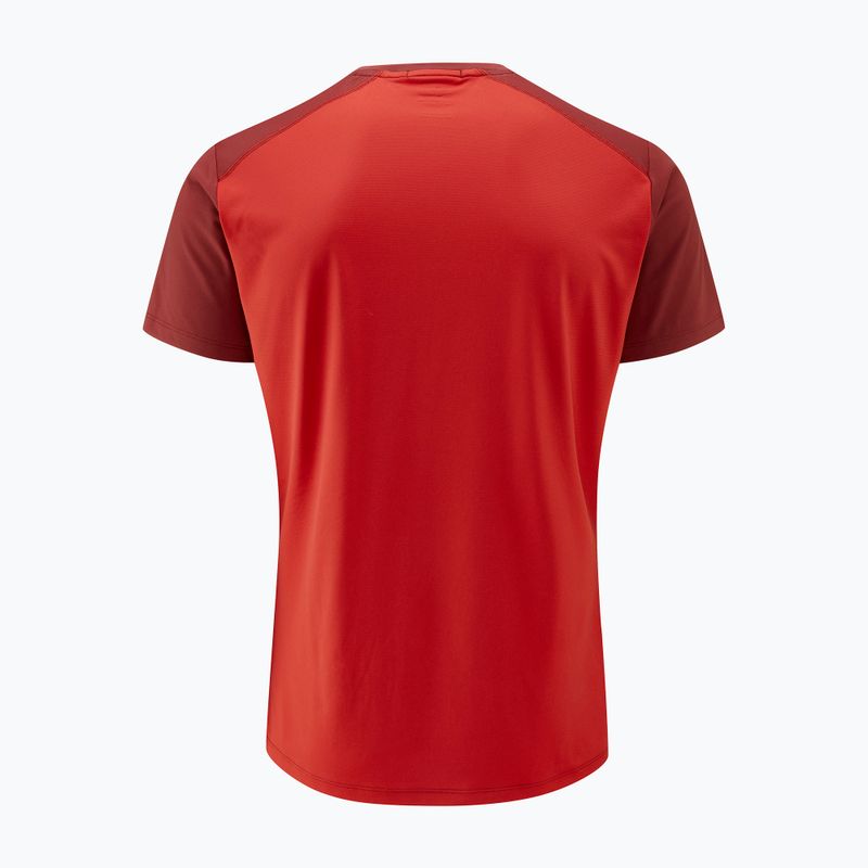 Férfi póló Rab Force ascent red/oxblood red 6
