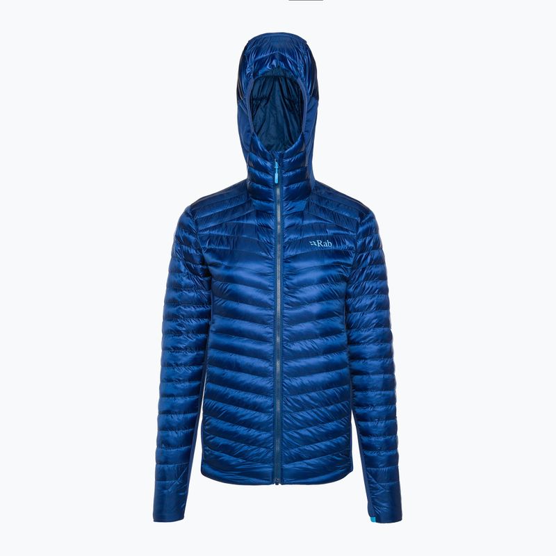 Női pehelypaplan Rab Cirrus Flex 2.0 Hoody kék QIO-69