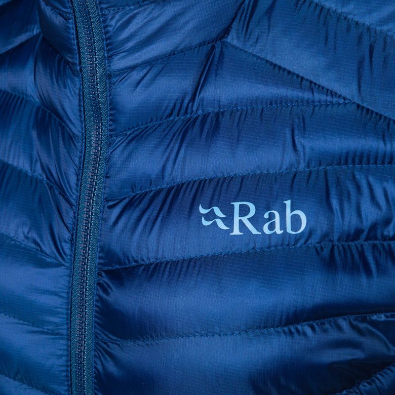 Női pehelypaplan Rab Cirrus Flex 2.0 Hoody kék QIO-69 3