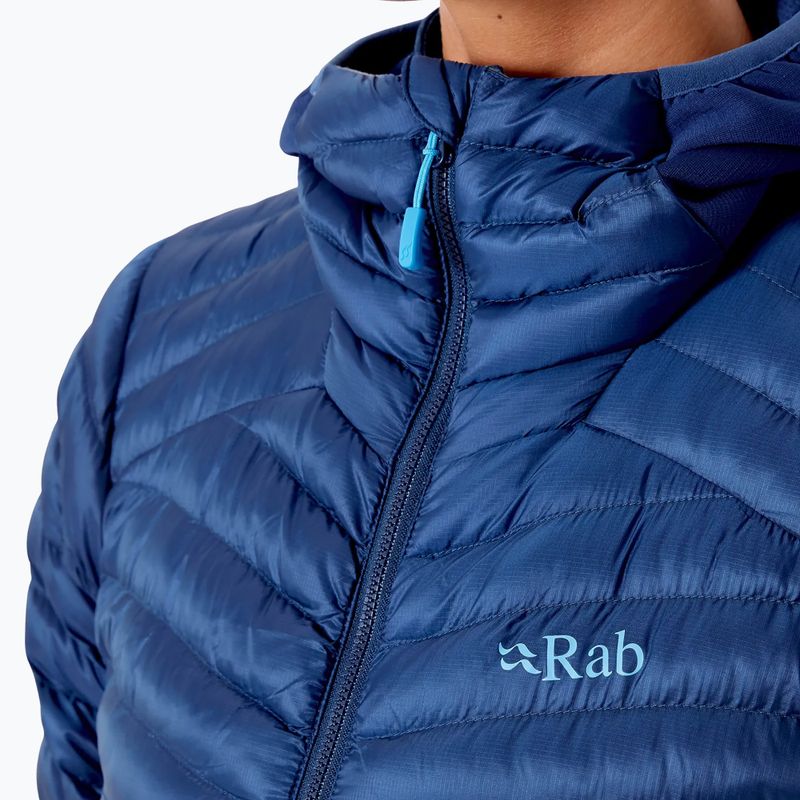 Női pehelypaplan Rab Cirrus Flex 2.0 Hoody kék QIO-69 8