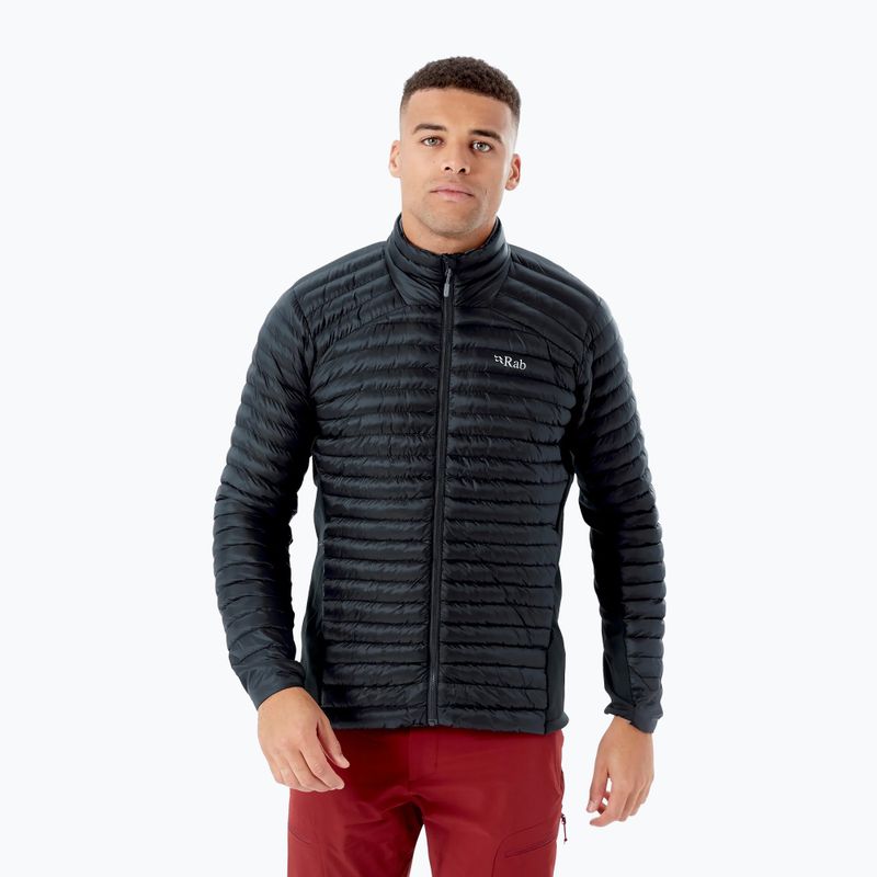Férfi Rab Cirrus Flex 2.0 Down Jacket Fekete QIO-74-BL-S