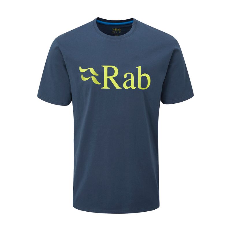 Férfi Rab Stance Logo SS trekking póló tengerészkék QCB-08-DI-S 3