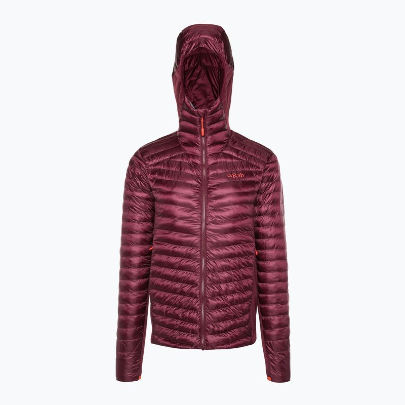 Női pehelypaplan Rab Cirrus Flex 2.0 Hoody bordó QIO-69 2